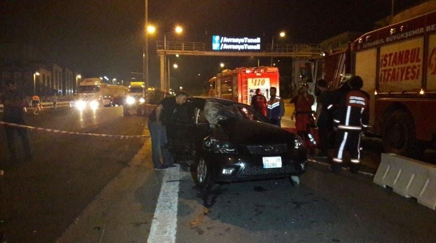 Kadık&ouml;y&rsquo;de Kaza: 1 &Ouml;l&uuml;, 1 Yaralı