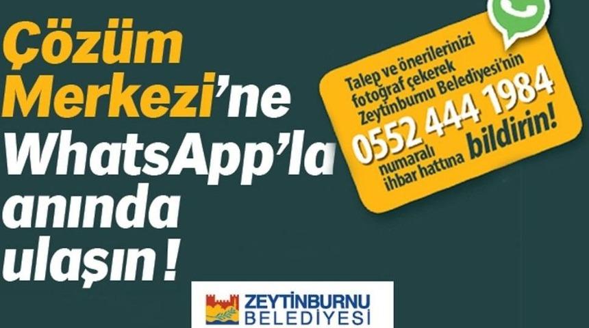 Zeytinburnu&rsquo;nda Vatandaşlar &Ouml;neri Ve Şikayetlerini Artık Whatsapp&rsquo;tan Bildiriyor