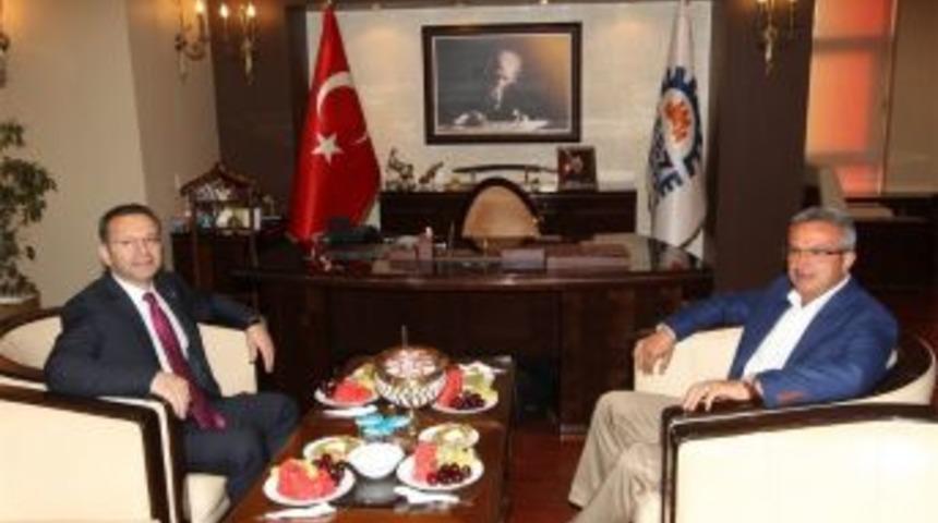 Vali Aksoy&rsquo;dan Başkan K&ouml;şker&rsquo;e Ziyaret