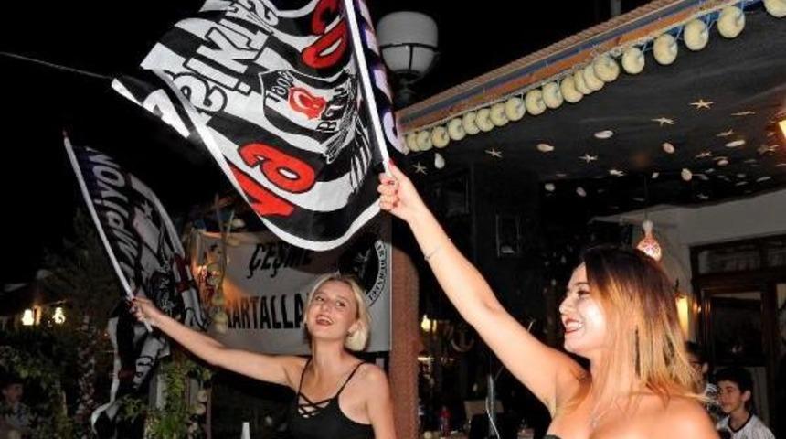 Çeşme'de Beşiktaş Coşkusu
