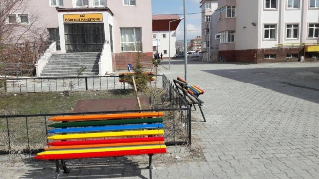 İpekyolu Belediyesinden Okulları G&uuml;zelleştirme &Ccedil;alışması