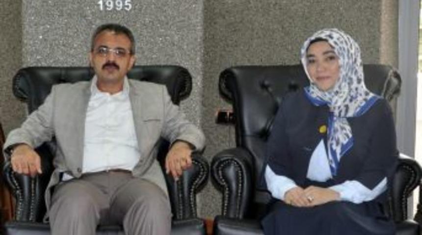 Ak Parti Mkyk &Uuml;yesi Alkış&rsquo;tan B&uuml;ro Memur-sen&rsquo;e Ziyaret