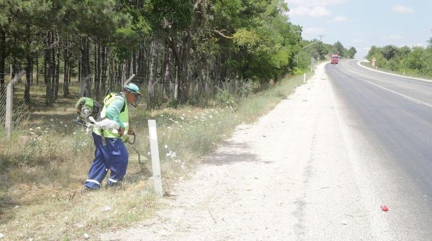 Odunpazarı&rsquo;nda Yol Kenarları Ve Mesire Alanları Temizleniyor
