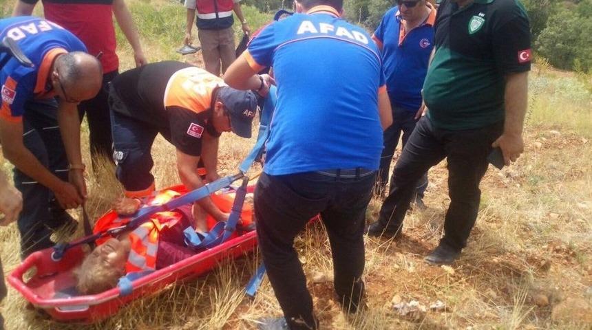 Kaybolan Yaşlı Kadını Drone İle Aradılar