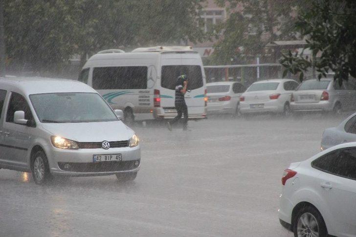 Konya’da Kısa Süreli Yağış Etkili Oldu G2