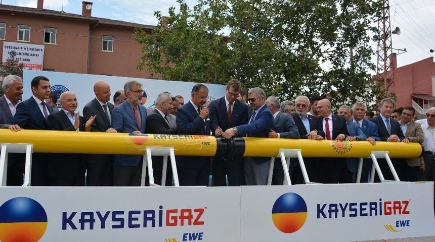 Yahyalı Ve Yeşilhisar Doğalgaza Kavuştu