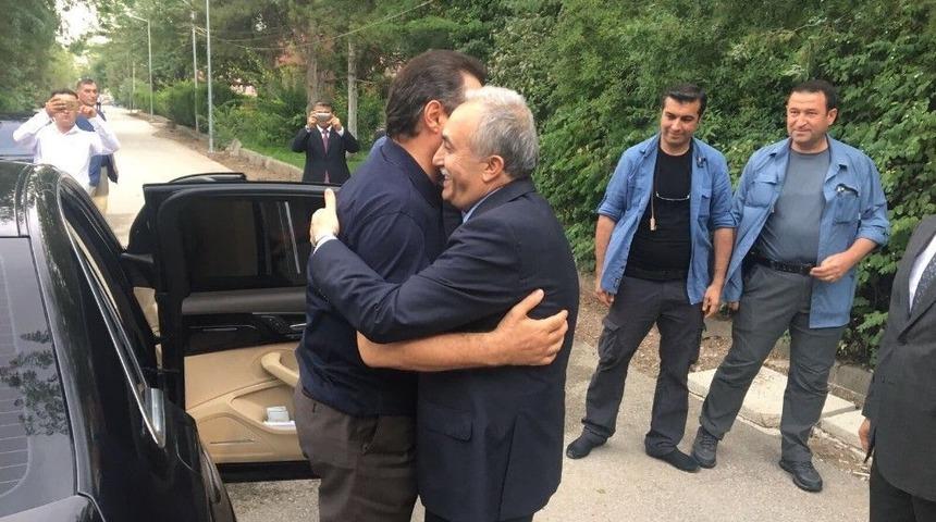 Bakan Fakıbaba, Eski Bakan Faruk &Ccedil;elik İle Bir Araya Geldi