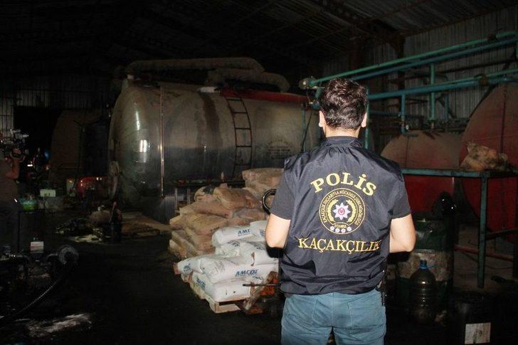 10 Numara Yağ Ve Kaçak Akaryakıt Tesisine Baskın:13 Gözaltı G4