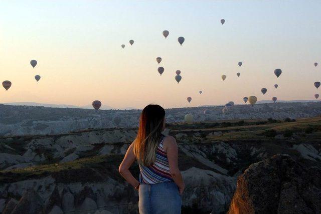 (özel Haber) 150 Bin Turist Kapadokya’yı Gökyüzünden İzledi