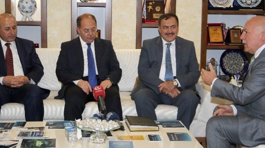 Bakan Eroğlu, Başkan Sekmen&rsquo;den Brifing Aldı