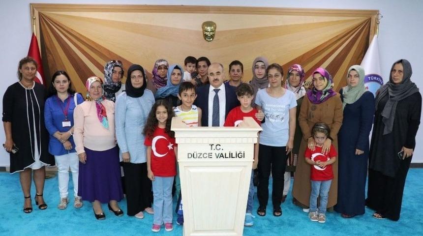 Şehitlerin Emanetleri Düzce’ye Veda Etti