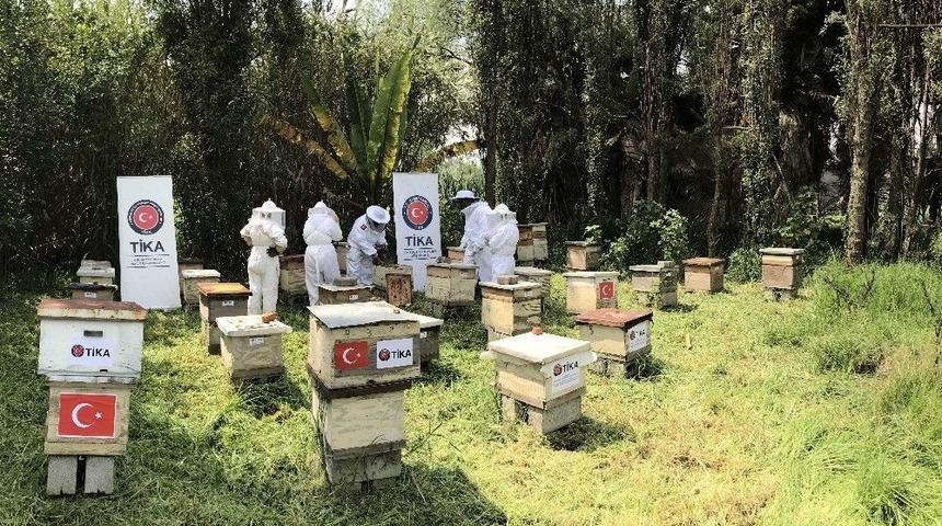 Tika&rsquo;dan Meksikalı Bal &Uuml;reticilerine Koruyucu Ekipman Desteği