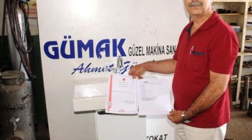 Bel Fıtığı Y&uuml;z&uuml;nden Y&uuml;kseklik Ayarlı Lavabo &Uuml;retti, Patentini Aldı