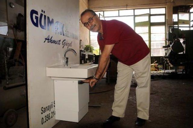 Bel Fıtığı Yüzünden Yükseklik Ayarlı Lavabo Üretti, Patentini Aldı