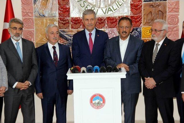 Bakanlar Özhaseki Ve Demircan Kayseri’de