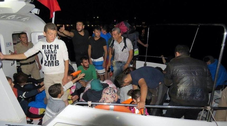 &Ccedil;anakkale&rsquo;de 29 Ka&ccedil;ak G&ouml;&ccedil;men Yakalandı