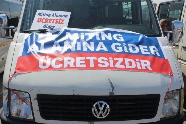 Minibüsçü Ve Servisçiler Geleneği Bozmadı