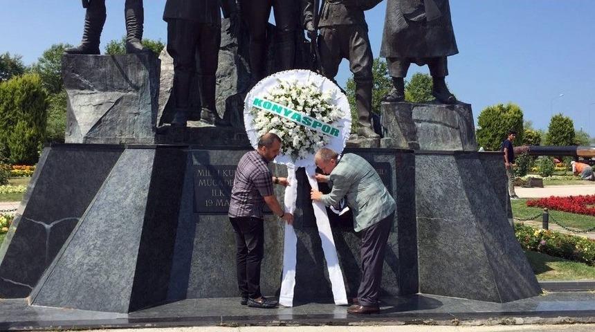 Konyaspor Y&ouml;netiminden Samsun&rsquo;da Anlamlı Ziyaret