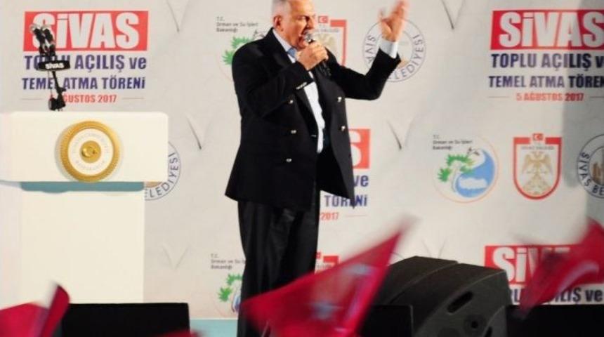 Başbakan Binali Yıldırım Sivas’ta