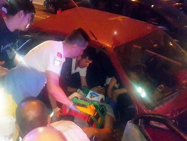 İzmit’te Trafik Kazası: 1 Yaralı