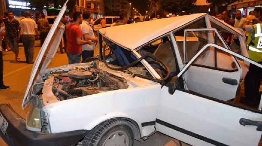 Eniştesiyle Tartıştı, Kullandığı Tır Ile Dehşet Sa&ccedil;tı