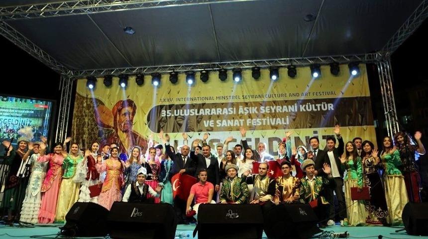 Aşık Seyrani K&uuml;lt&uuml;r Ve Sanat Festivali Finali Yapıldı