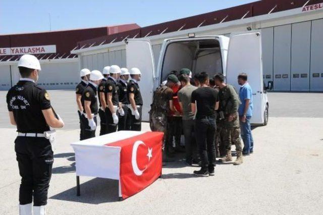 Şehit Polis Konuk, Memleketine Uğurlandı