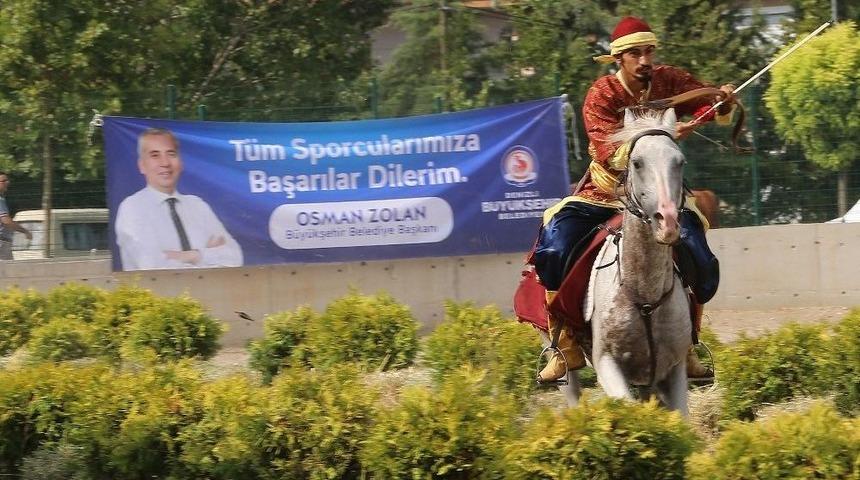 Denizli&rsquo;de Atlı Ok&ccedil;uluk T&uuml;rkiye Şampiyonası Yarı Finali