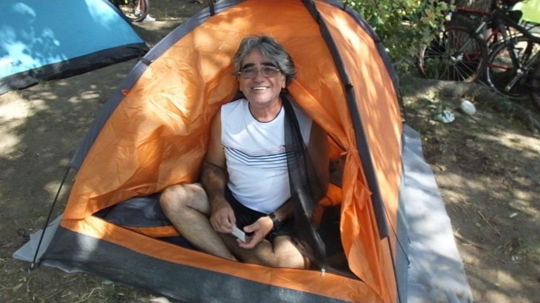 G&ouml;rme Engelli Bisiklet&ccedil;iler Burhaniye&rsquo;de Kamp Yaptı