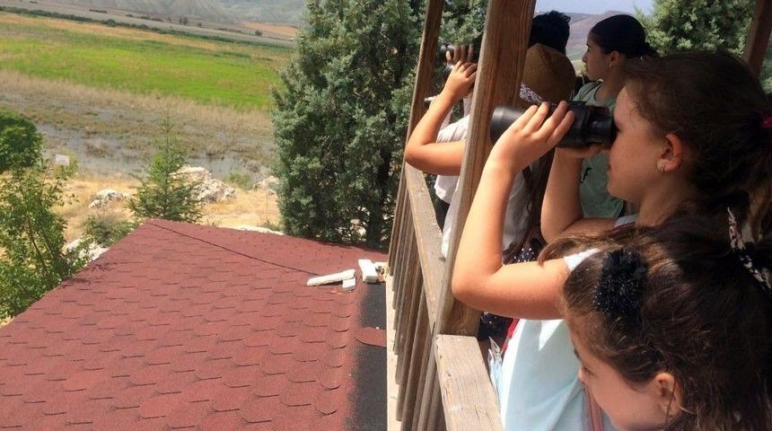 Kuş Cennetinde Kuşları İzlediler