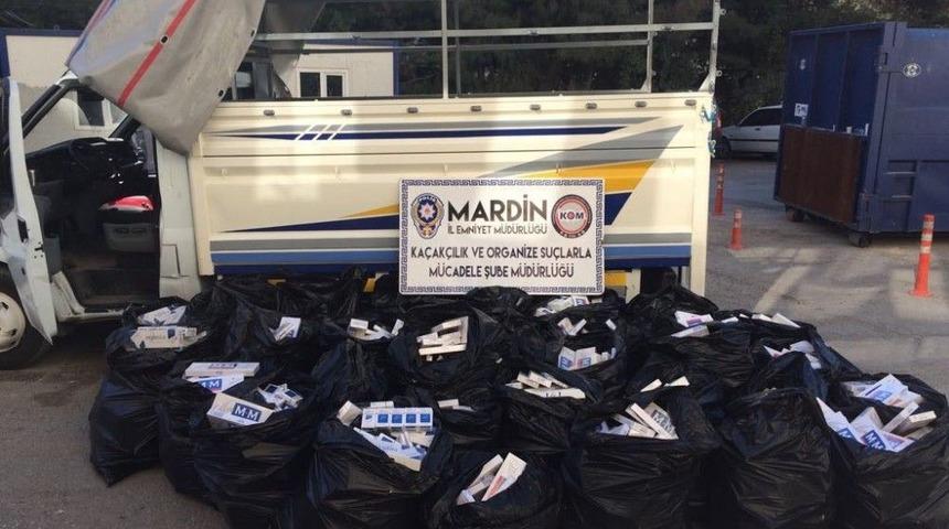 Mardin&rsquo;de Ka&ccedil;ak Sigara Operasyonu