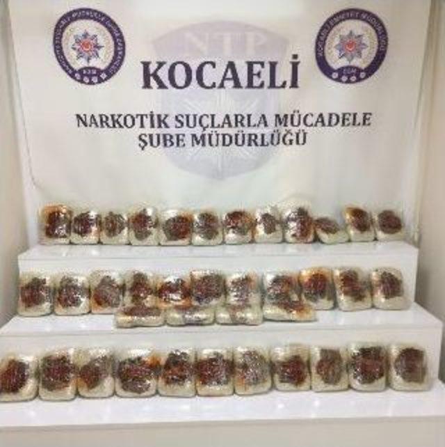 Kocaeli’nde 41 Kilo Eroin Ele Geçirildi