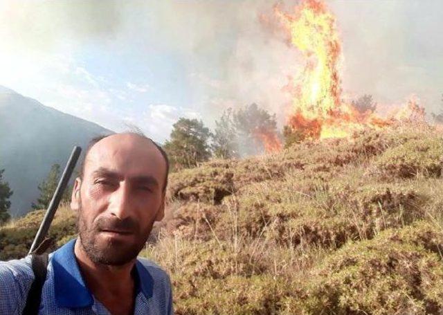 Oltu'da Orman Yangınını Söndürmek Için Halktan Yardım Istendi