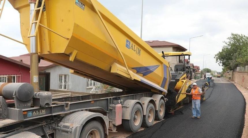 Kışlad&uuml;z&uuml; Mahallesi&rsquo;ndeki Asfalt &Ccedil;alışmalarında Sona Gelindi