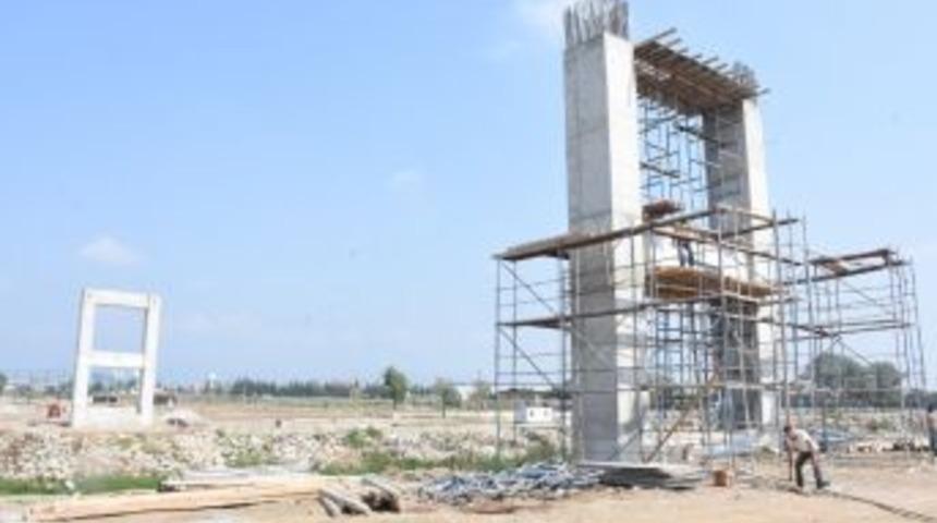 D&uuml;zce Melen Su Parkta K&ouml;pr&uuml; Ortaya &Ccedil;ıktı