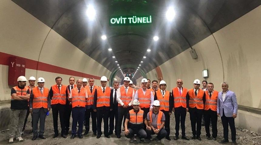 Bakan Arslan, Ovit T&uuml;neli&rsquo;ni Ziyaret Etti