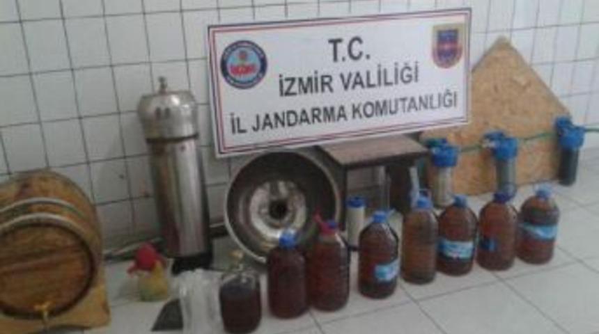 Menemen'de Sahte I&ccedil;ki Operasyonu