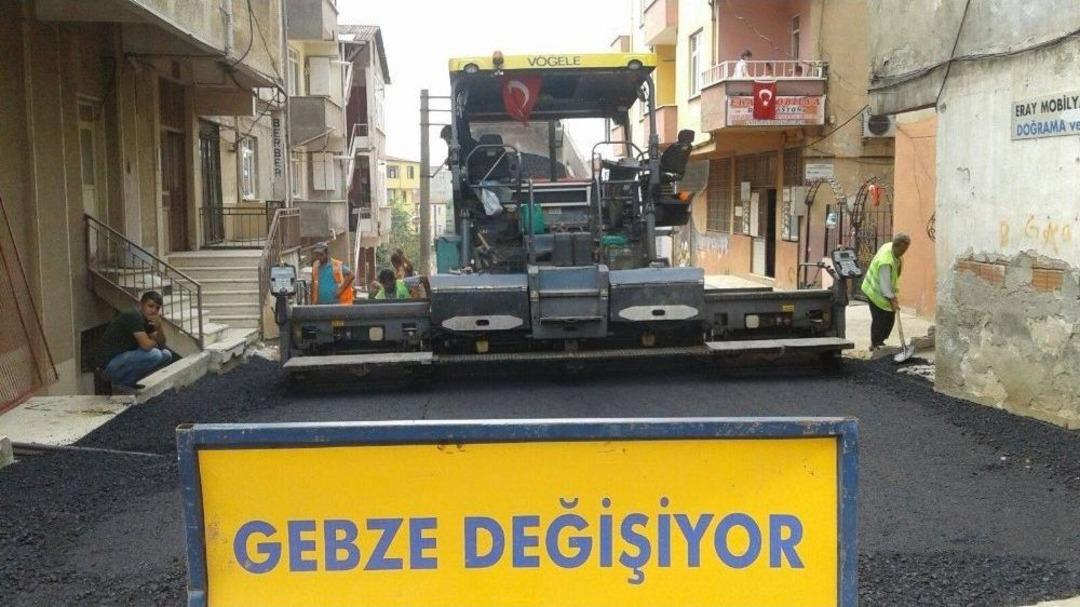 Gebze Sokaklarında Bakım &Ccedil;alışmaları S&uuml;r&uuml;yor