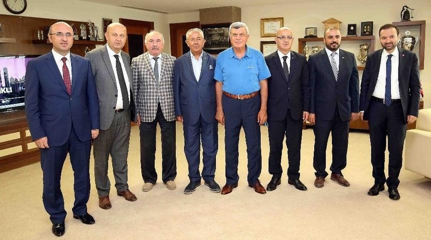 Başkan Karaosmaoğlu İl Başkanlarını Ağırladı