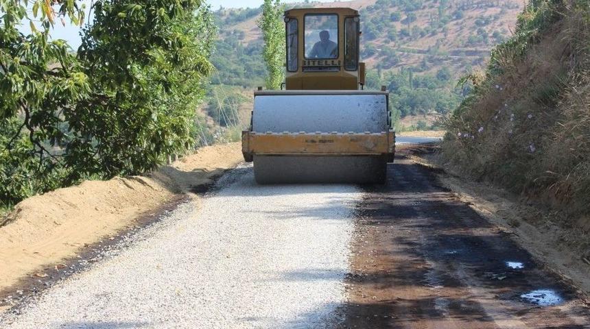 Dağhacıyusuf Mahallesinde 7 Kilometrelik Soğuk Asfalt