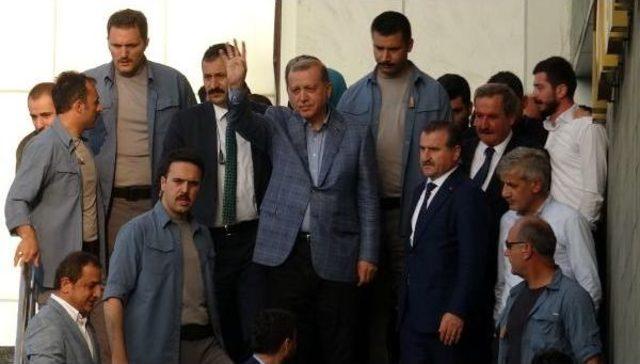 Cumhurbaşkanı Erdoğan’Dan Sarp Sınır Kapısı’Nda Inceleme (4)