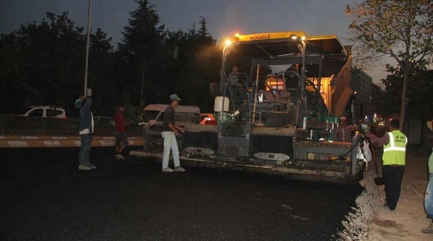 Nevşehir&rsquo;de Ana Yollar Sıcak Asfaltla Kaplanıyor