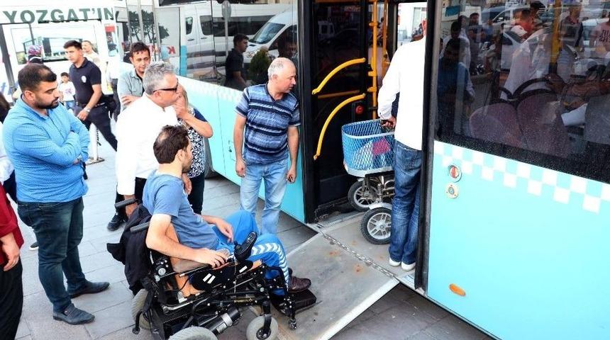Yozgat&rsquo;ta Halk Otob&uuml;sleri Engelli Vatandaşlar İ&ccedil;in Yenilendi