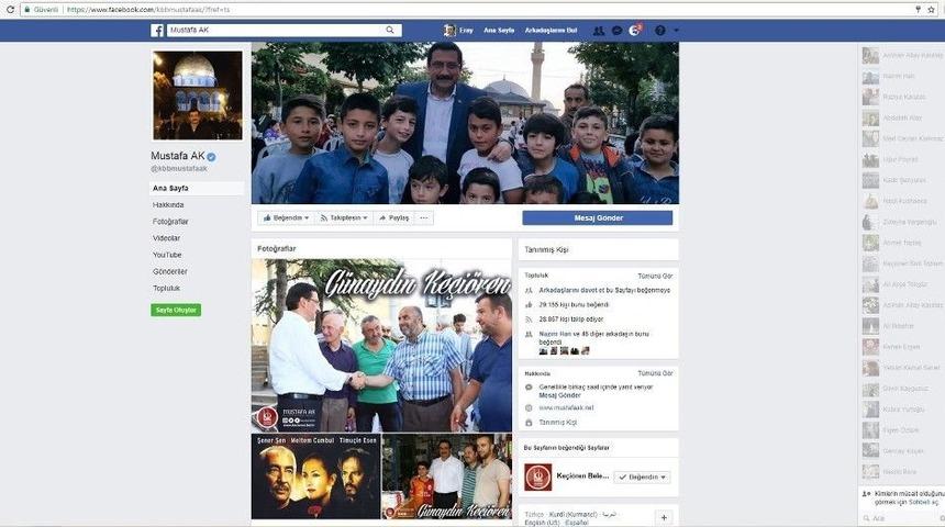 Ke&ccedil;i&ouml;ren Sosyal Medyada Da &Ouml;nc&uuml; Belediye