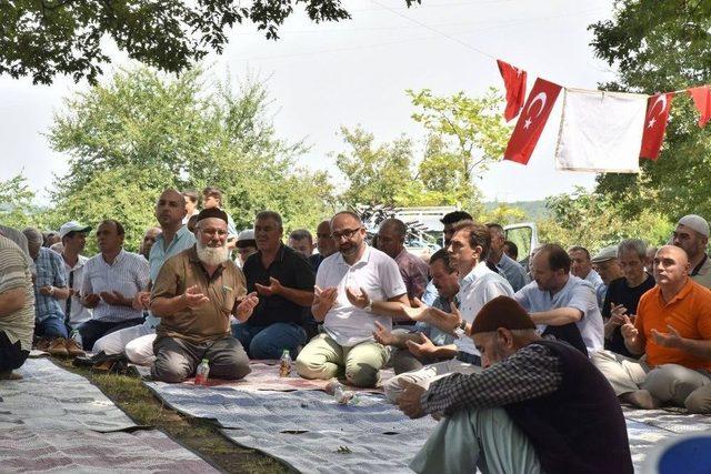 Başkan Üzülmez Avluburun’a Misafir Oldu