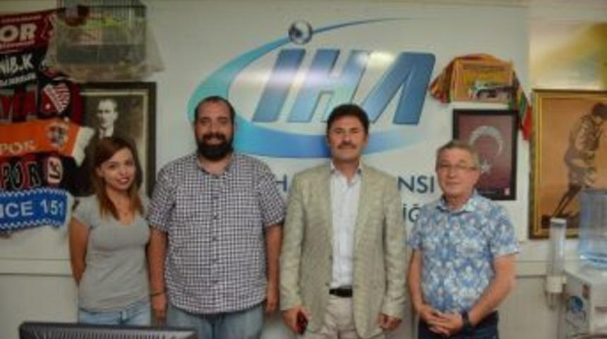 İl Sağlık M&uuml;d&uuml;r&uuml;nden İha&rsquo;ya Ziyaret