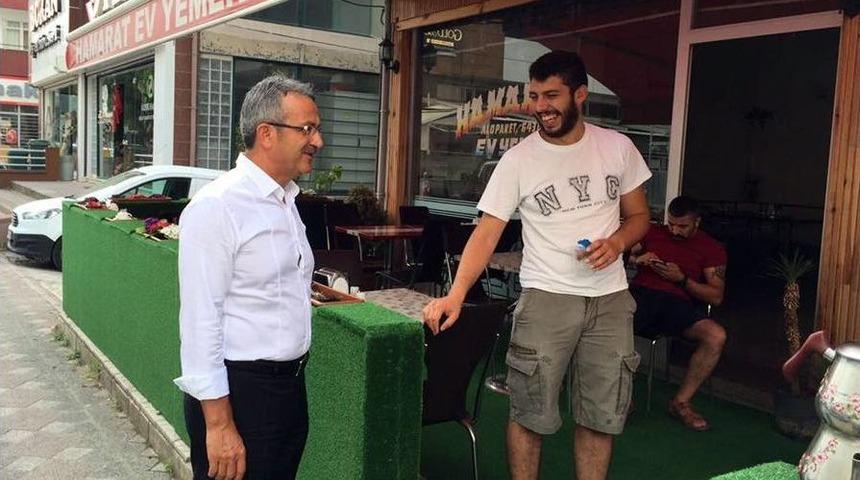 Başkan Köşker, Esnaf Turuyla Güne Başlıyor