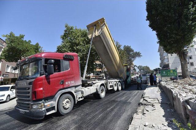 Büyükşehir’den, Atatürk Bulvarı’nda Asfalt Çalışması