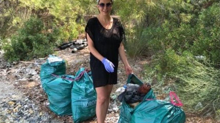 Ebru Yaşar Doğum G&uuml;n&uuml;nde &Ccedil;&ouml;p Topladı