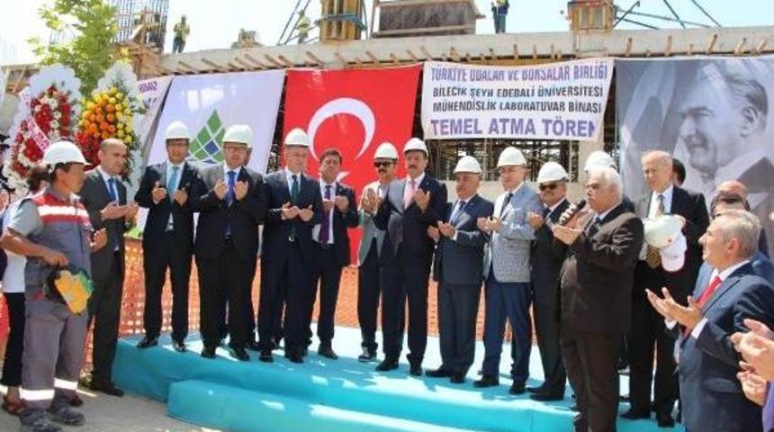 Bakan T&uuml;fenkci Ile Hisarcıklıoğlu, Tobb Laboratuvar Binasının Temelini Attı